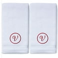 thumbnail image 3 of Monogrammed Hand Towels for Bathroom Kitchen Makeup | Personalized Gift for Wedding-Bridal | Custom Luxury Turkish Towel | Spa Collection, Oversized, 16 X 30 Inch, Set of 2, 3 of 3