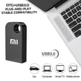 thumbnail image 4 of Xiaomi 2TB USB Flash Drives Mini Metal Real Capacity Memory Stick USB 3.0 Pen Drive Creative Business Gift Silver Storage U Disk, 4 of 5