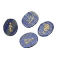 thumbnail image 4 of 4Pcs Reiki Symbols Stones, Smoother Surfaces Engraved Meditation Ornament Gift For Home Decoration, 4 of 8