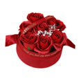 thumbnail image 2 of Caja de regalo con forma de rosa de jabón y bolsa de regalo. Caja de jabón con forma de flor novedosa. Rojo, 2 of 9