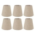thumbnail image 1 of Linen Fabric Lampshade, Small Lamp Shade Non Dazzling Exquisite Wear Resistant Light Reliable  For E14 Bulbs, 1 of 8