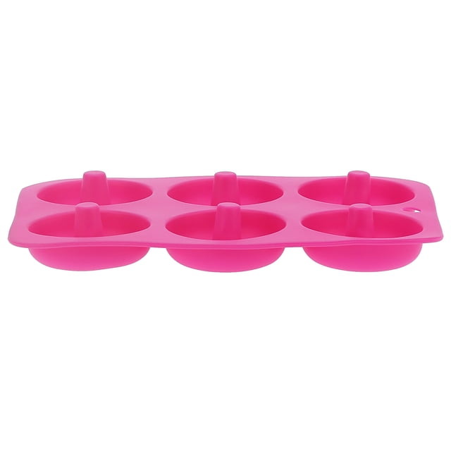 Utensilios Para Hornear, Molde Para Donas De 6 Rejillas, Molde Redondo De Silicona Para Chocolate