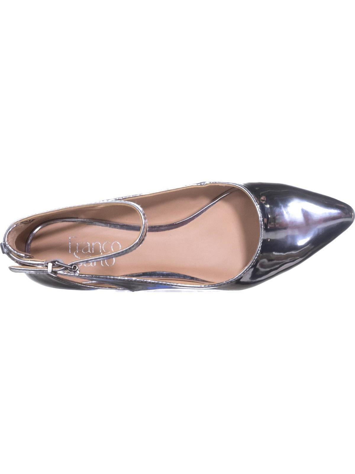franco sarto silver flats