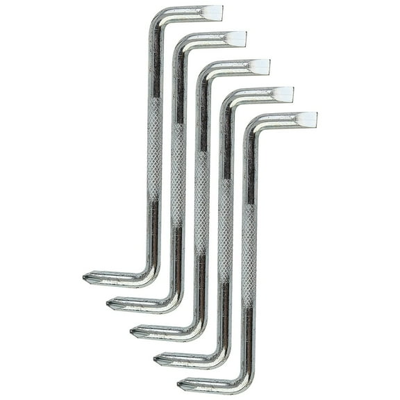 Wuweikeji 5 Pcs Z-Shaped Screwdriver 90-Degree Right-Angle Elbow Bend Offset &Slotted with Magnetic Short Screwdriver Hand Tools-Screwdriver