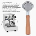 thumbnail image 4 of 58mm Bottomless Coffee Portafilter with Single Layer Screen, Wooden Handle for Expobar, , Rancilio, 4 of 7