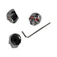thumbnail image 1 of Electric Guitar Volume Tone Knobs, Personalized Touch 3Pcs Metal Wear Resistant Electric Guitar Skull Head Replacement Smooth  for Performance GD304 Black, 1 of 7
