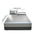 thumbnail image 2 of Weloille Square Cooling Bedding Mat,Ice Silk Matting,Foldable Ice Silk Mat Machine Washable Folding Mattress Cover Soft Mat (120x200cm), 2 of 5