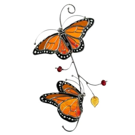 

Creative Butterfly Pendant Wrought Iron European Pastoral Country Butterfly Window Ornaments Retro Wall Decoration