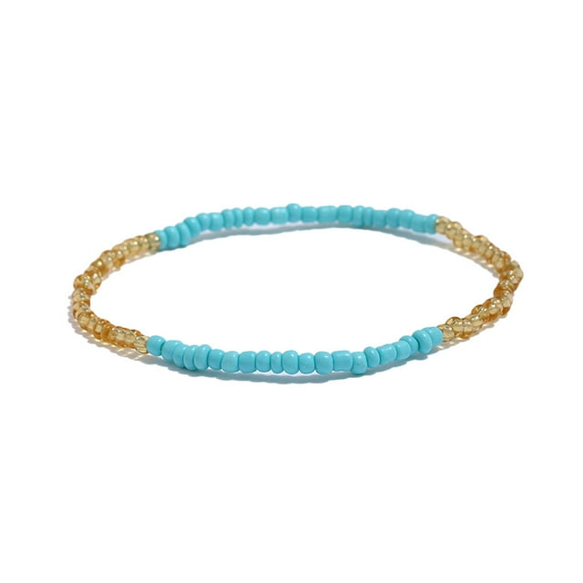 Rice Bead Ankle Bracelet Unique Colour-fast Ankles Chains Exquisite Handmade Multi-purpose Chic Girls Anklets Feet Decor 32
