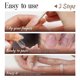 thumbnail image 5 of 24 Pcs Colorful Press on Nails Medium Coffin Fake Nails Black False Nails with, 5 of 5