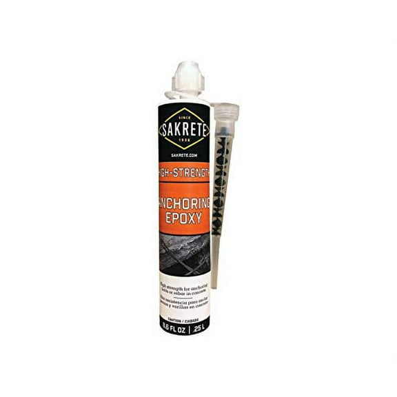 SAKRETE High-Strength Anchoring Epoxy Adhesive, 8.6 oz