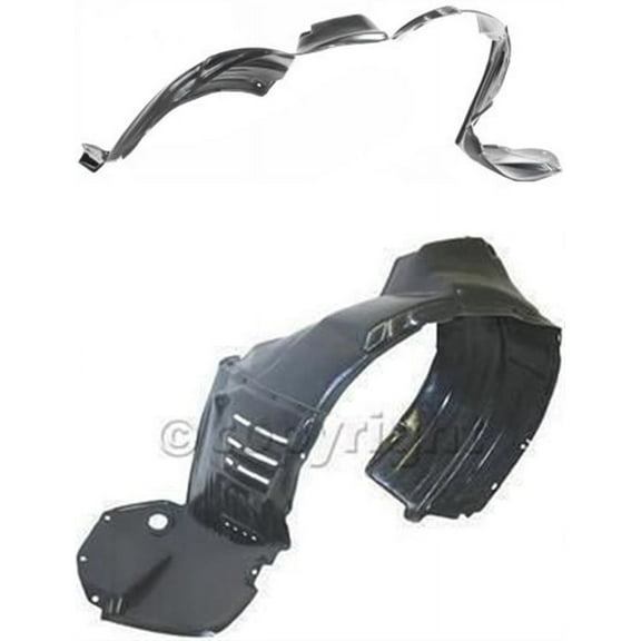 Garage-Pro Front Fender Liner Compatible with 2004-2006 Lexus RX330 and 2007-2009 Lexus RX350, Driver and Passenger Side