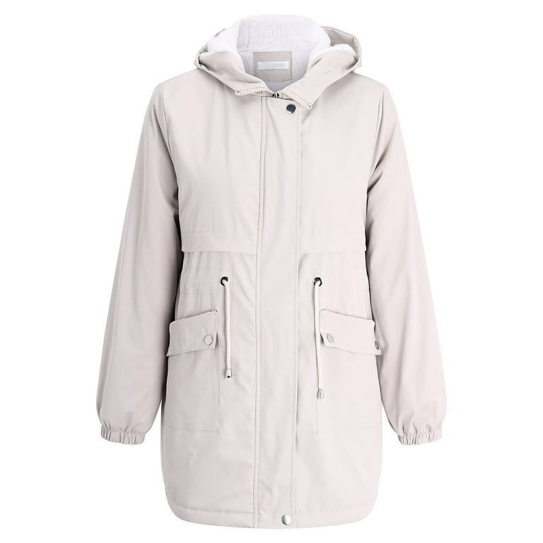 LBECLEY Jacket Coat Women's Thick Overcoat Warm Winter Lined