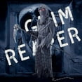 thumbnail image 3 of 2026 Halloween Grim Reaper Costume, Halloween Scary Grim Reaper Unisex Costume with Glowing Red Eyes Trick-or-Treating And Fancy Dress Party - XS, 3 of 8