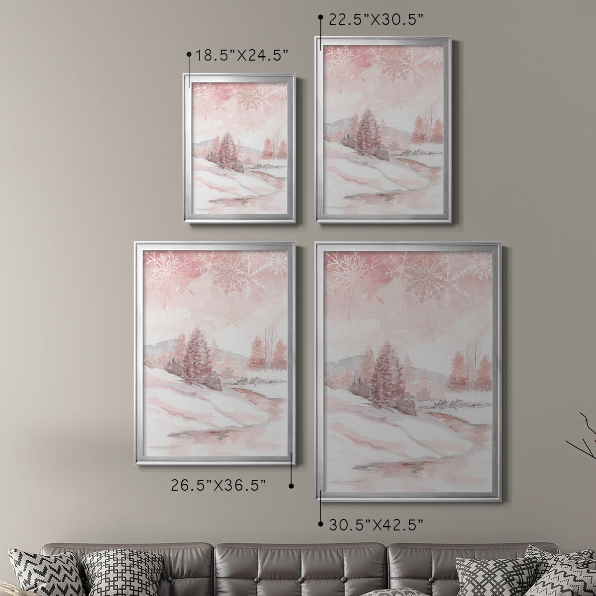 Blush Winter Premium Framed Print - Ready to Hang