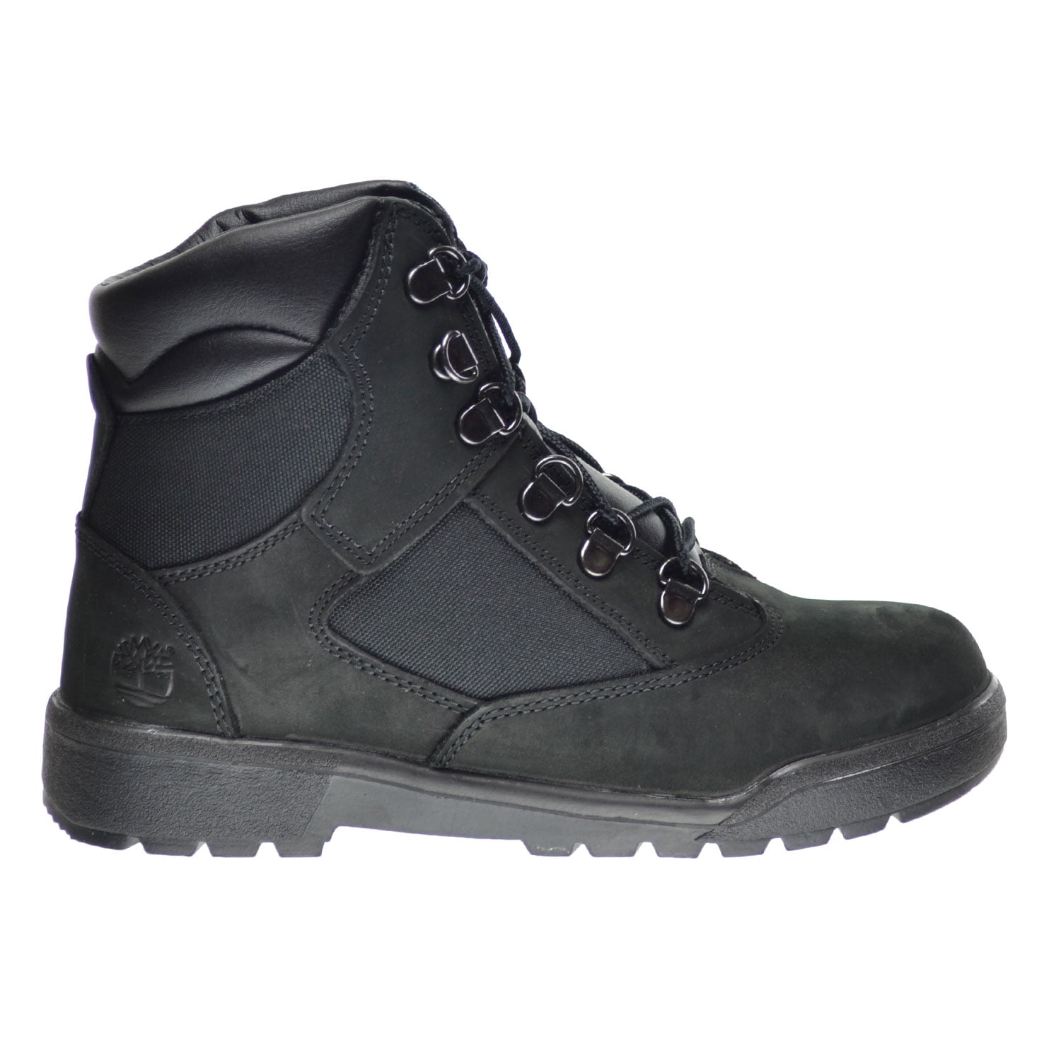 Timberland 6 Inch Big Kids Field Boots in Black Nubuck in Bahrain at BHD 55 Rating 5