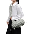 thumbnail image 3 of Bolso Hobo Hinchado Mano Plisado para Mujer Suave Al Aire Libre, 3 of 9