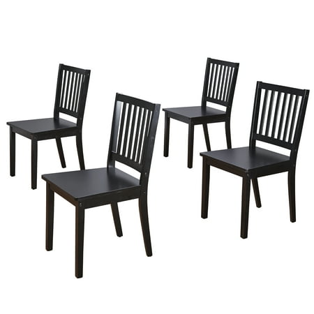 Shaker Dining Chairs, Set of 4, Black