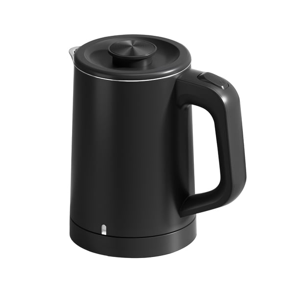 0.6L Small Travel Electric Tea Kettle 304 Stainless Steel, 600W Mini Hot Water Boiler Heater, Portable Electric Coffee Kettle with Auto Shut-Off & Boil Dry Protection