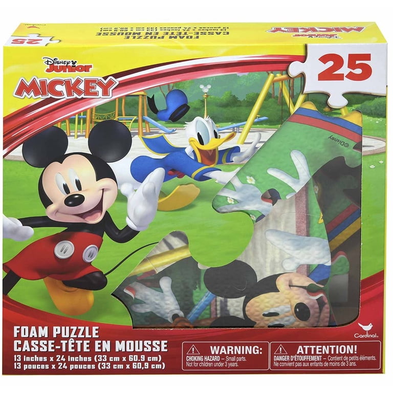 25 Piece Mickey Mouse Foam Puzzle - Walmart.com