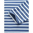 thumbnail image 5 of Lars Amadeus Men's Striped Crew Neck Long Sleeve T-shirt Cotton Pullover Top, 5 of 7