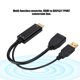 thumbnail image 3 of Cable Adaptador Convertidor de cable Salida de Vídeo 4K Adaptador DisplayPort Multifuncio, 3 of 7