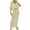 Khaki, variant on ZQUUVOU Women's 2 Piece Sweater Outfits Set Long Sleeve Crop Top Ribbed Midi Botton Down Long Skirt Knit Dresses White
