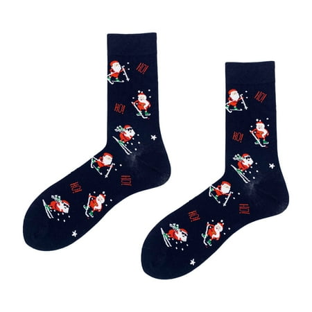

BSDHBS Ankle Socks Christmas Print Socks for Men Or Women Casual Performance Cotton Pad Sports Leisure Warm Socks NY2