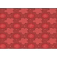 thumbnail image 1 of Ahgly Company Machine Washable Indoor Rectangle Transitional Red Area Rugs, 7' x 9', 1 of 7