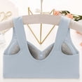 thumbnail image 4 of Women's Front-Closure Comfort Bra - Soft Wireless Bralette for Mature Women | Hontri | Women's Fashionable And Casual Front Underwear for Elderly People (Grey | 36), 4 of 7
