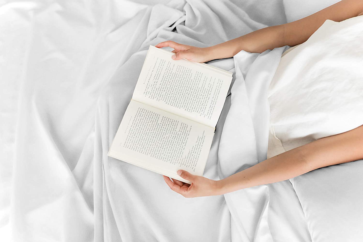 CGK Linens 4-Piece Queen Sheet Set, Extra Deep Pocket, White photo 5