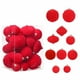 thumbnail image 5 of Textura de terciopelo: con un tratamiento de superficie de terciopelo, cada bola decorativa se agrega a una fuerte atmósfera navideña, haciendo que sus decoraciones navideñas sean más cálidas y acoged, 5 of 6