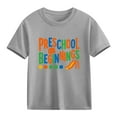 thumbnail image 3 of Babcutegg School Uniform for Kid Girls Campus Style Back to School Wear Causal Fashion Comfortable Graphic Pattern Girls Summer Clothes Gray Size 9, 3 of 10