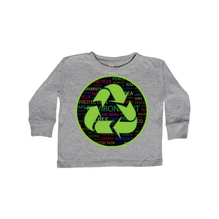 

Inktastic Earth Day Recycling Conservation Gift Toddler Boy or Toddler Girl Long Sleeve T-Shirt