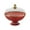 Red, variant on Mornei Fruit Basket Pedestal Bowl with Cover Removable Base for Kitchen Accessories Green