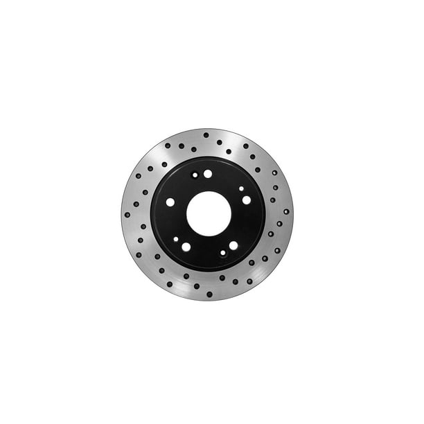 [Rotors de Frein en Céramique Forés à l'Arrière] Fit 2008-2014 Mitsubishi Lancer Evo