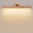 thumbnail image 2 of Luz LED de madera recargable para baño, bola magnética regulable de tres niveles, 4000K JShteea El nuevo, 2 of 9