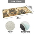 thumbnail image 3 of Bath Mat Soft Plush Non-Slip Absorbent Bathroom Rugs 39"x20" Cute Bears in Flower Sea, 3 of 8