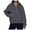 Dark Gray, variant on Tunic Tops for Women Loose Fit Casual Long Sleeve Winter Fall Relaxed Hooded Long-sleeved Blouson Off the Shoulder with Pocket Plain Hoodie Cotton Sweatshirts Tops(Light Pink,XL)