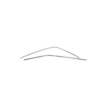 - MACs Auto Parts 44-43358 - Mustang Fastback Roof Rail Drip Mouldings
