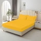 thumbnail image 1 of Sábana bajera antideslizante para cama doble | Funda de colchón de poliéster elástico de 200 x 180 x 30 cm | Tacto suave de camiseta | Azul marino, azul, blanco, verde, amarillo y gris | Lavable a, 1 of 6