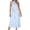 #378-Light Blue, variant on Women's Maxi Dress Summer Sleeveless Striped Button Down Shirt Dress Boho Business Casual Flowy Dresses with Belt
