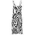 thumbnail image 5 of Animal Print Patterns Sleeveless Dress Woman Fashion Long Dresses Women's Summer Suit Dress Summer 2025 Women, 5 of 7