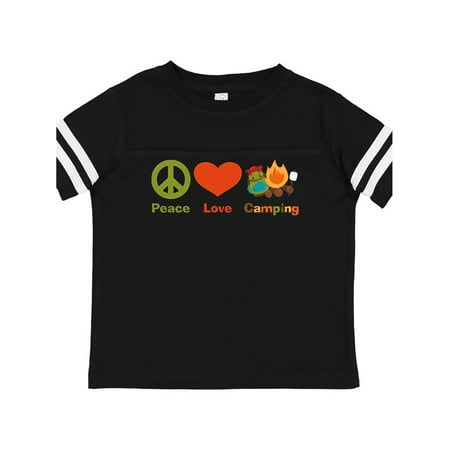 

Inktastic Peace Love Camping 2 Gift Toddler Boy or Toddler Girl T-Shirt