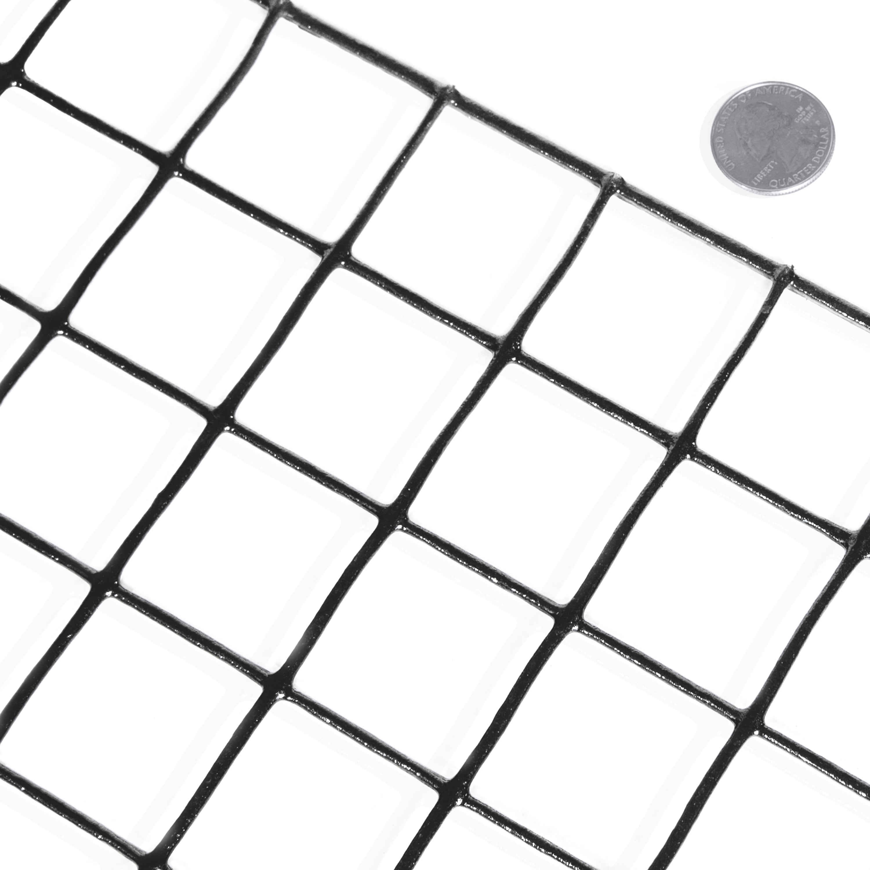 Fencer Wire 16 Gauge Black Vinyl Coated Welded Wire Mesh Size 1 5 Inch By 1 Ft X 100 Ft Walmart Com Fencer Wire 16 Gauge Black Vinyl Coated Welded Wire Mesh Size 1 5 Inch By 1 Ft X 100 Ft Walmart Com