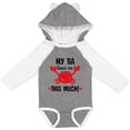 thumbnail image 3 of Inktastic My Tia Loves Me Nephew Boys or Girls Long Sleeve Baby Bodysuit, 3 of 5