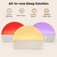 thumbnail image 3 of Wake up Light Sunrise Alarm Clock with Sound Machine for Adults Sleep Bedrooms, 3 of 9