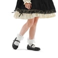 thumbnail image 6 of Kushyshoo Girl's Black Glitter Ballet Flats Soft Mary Jane Dress Party Shoes Non-Slip 10M, 6 of 6