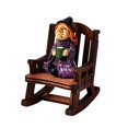 thumbnail image 2 of Ghostly Halloween Necessity Rocking Chair With Mysterious Spirit In Black Robes Resin Collectible, 2 of 7