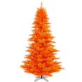 thumbnail image 1 of Vickerman 4.5' Orange Fir Artificial Christmas Tree Unlit -K162345, 1 of 4